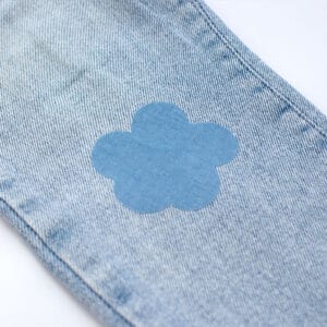 jeanslappar att stryka fast