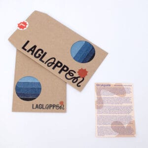 Påstrykbara lappar för jeans med guide