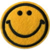 Emoji stort leende, tygmärke