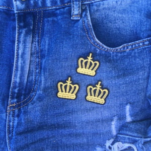 Tre kungakronor jeans - tygmärke
