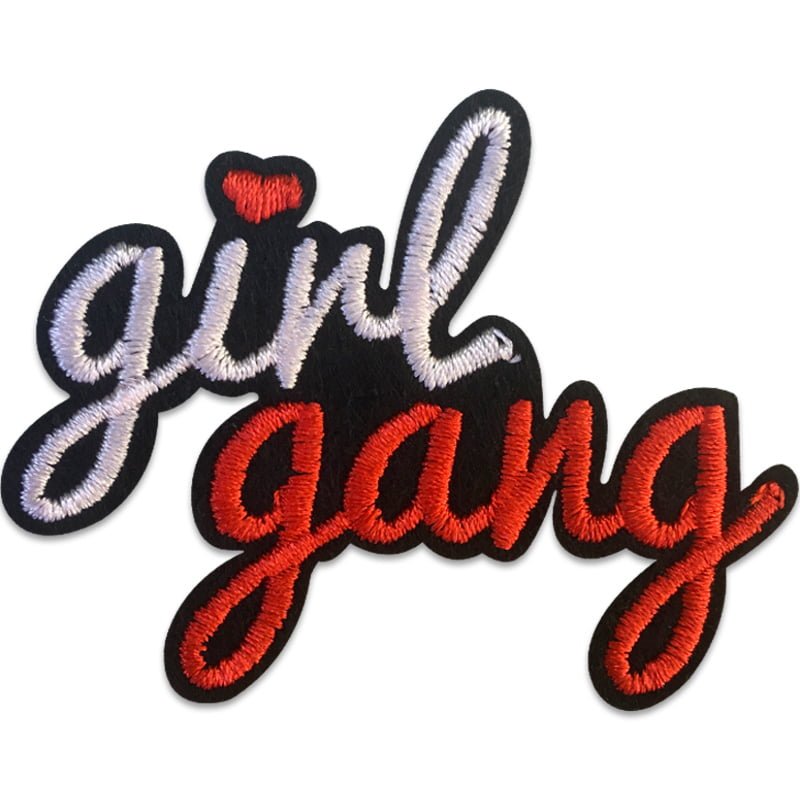 Girl Gang - Tygmärke - Röd