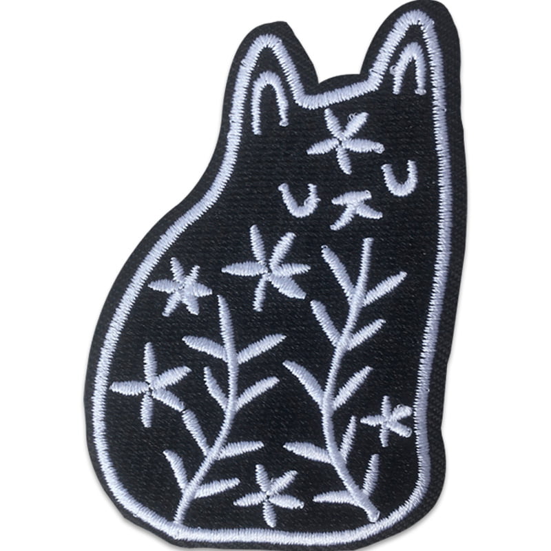 Svart katt - Tygmärke