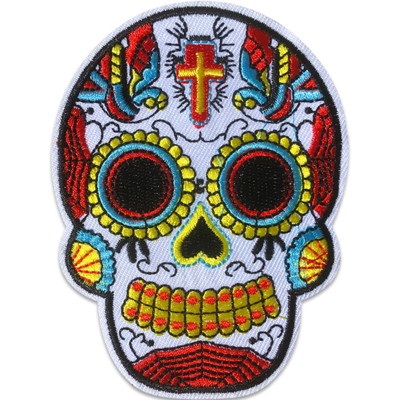 Cross Skull - Tygmärke