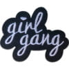 girl gang vit - tygmärke