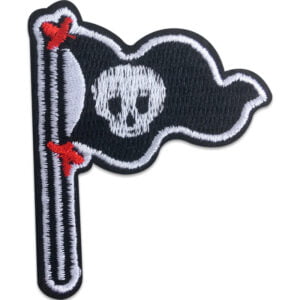 Piratflagga Jolly Roger - tygmärke