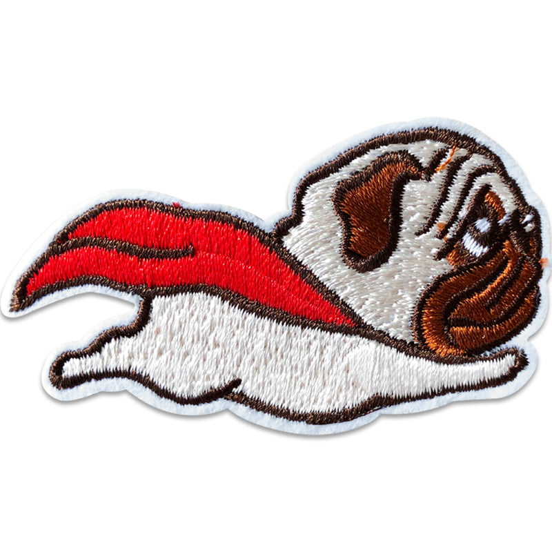 Fransk bulldog flyger - Tygmärke