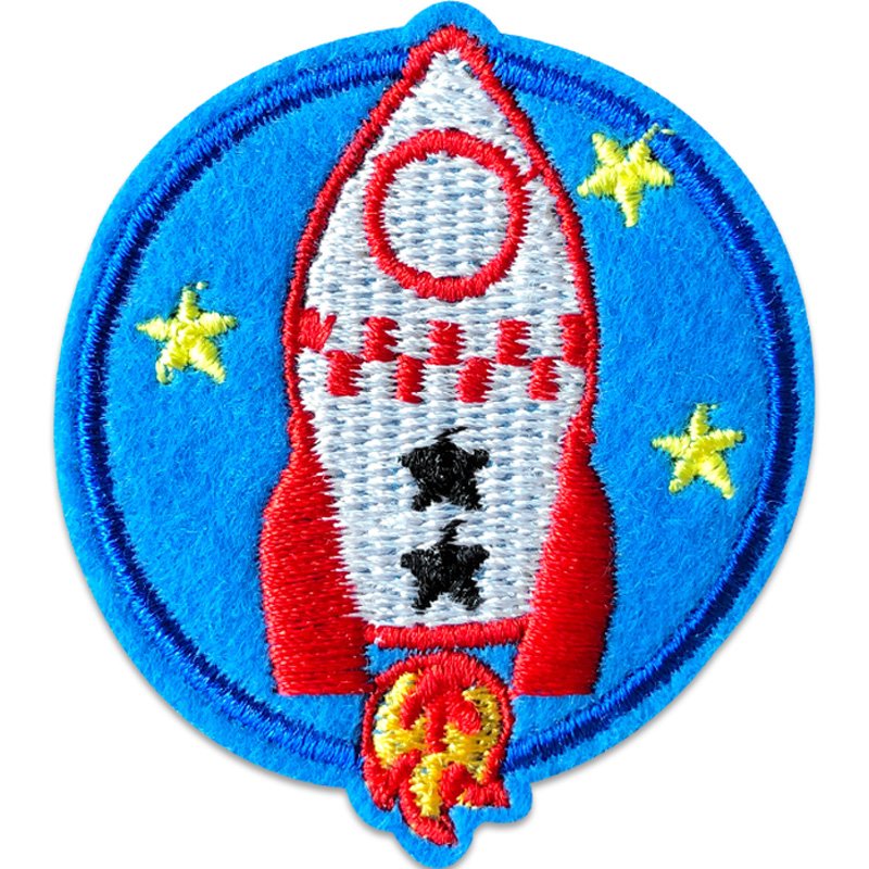 Raket emblem - Tygmärke