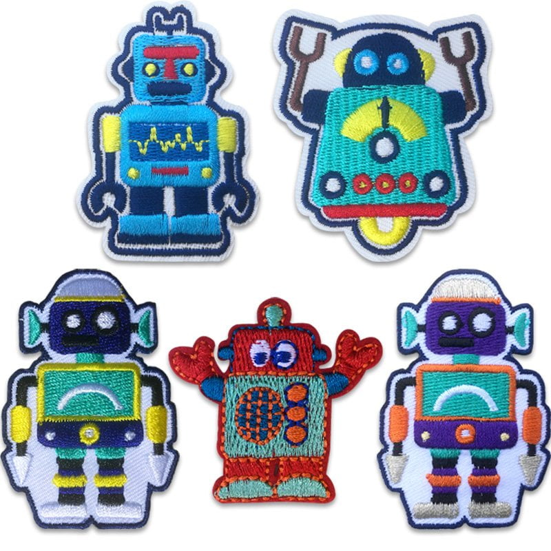 Lilla robotpaketet - Tygmärken