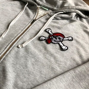 Alternative view of Piratskallen bandana - Tygmärke