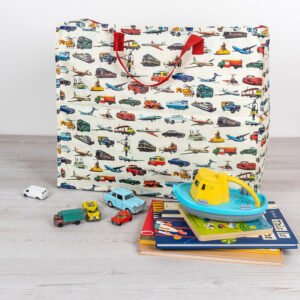 Stor förvaringsväska för barnens rum - fordon
