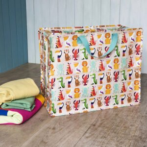 Snygg förvaring av handdukar - Roliga djur