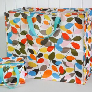 vintagelöv - stor förvaringsväska