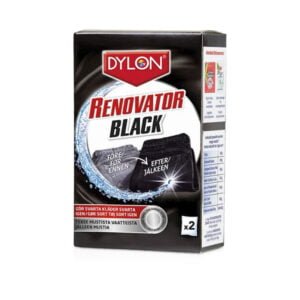svart textilfärg renovator black