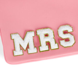 tygmärken bokstäver chenille vita