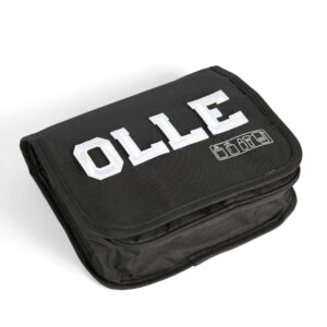 tygmärken bokstäver vita