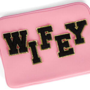 tygmärken bokstäver svarta chenille