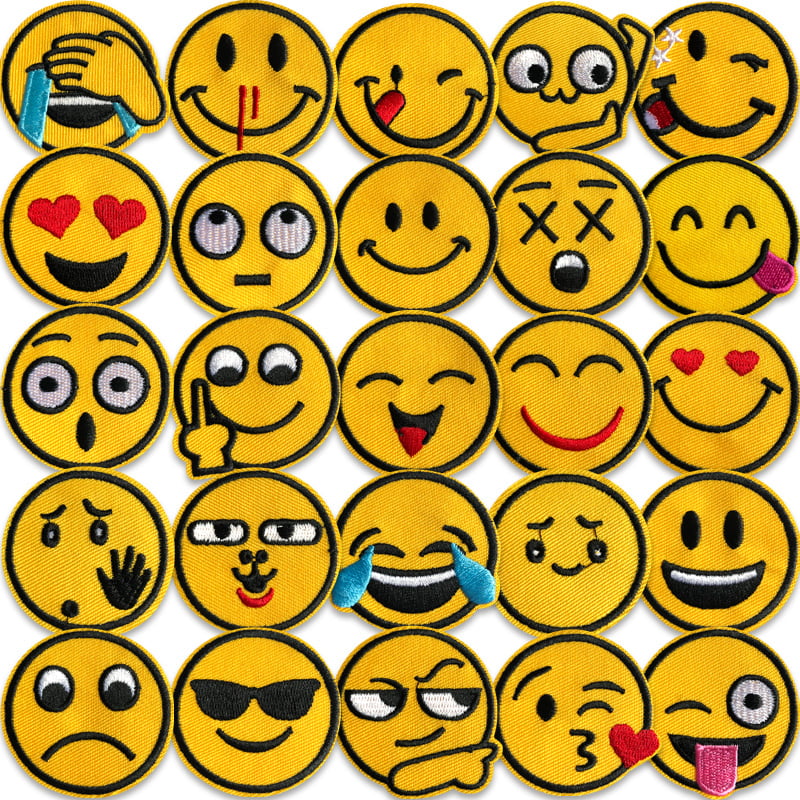 Maxipack smileys - Tygmärken