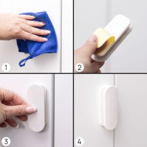 självhäftande handtag