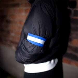 reflexarmband med kardborre jacka