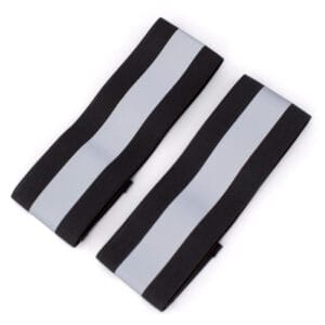 reflexarmband med kardborre svart