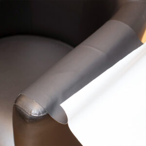 självhäftande läderlapp reparera armstöd