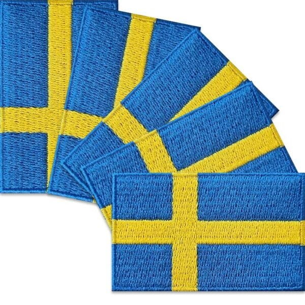 svenska flaggan sverigeflagga tygmärke
