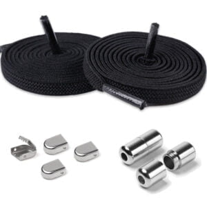 elastiska skosnören svart