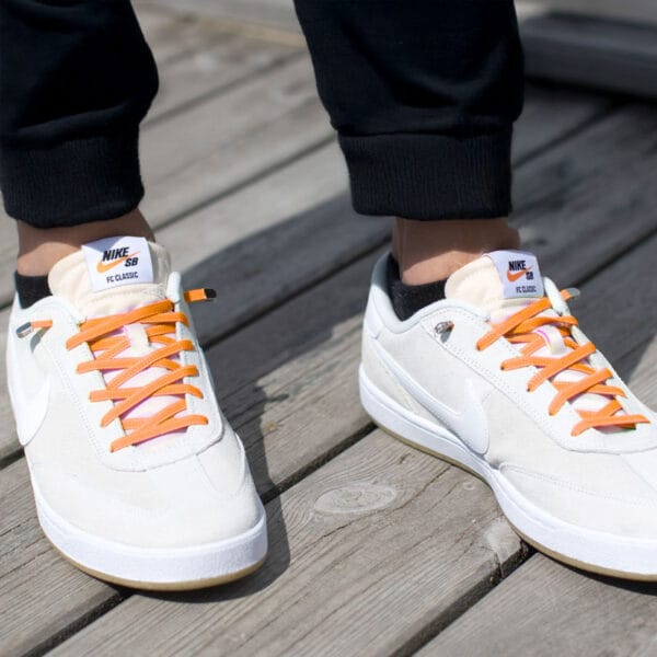 elastiska skosnören orange