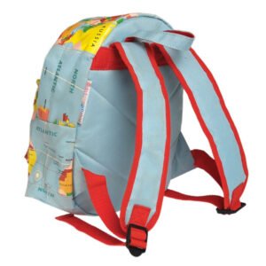 ryggsäck för barn världskarta
