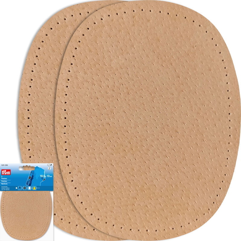 Armbågslappar Nubuckläder - Grovlek 0,7 mm - Beige