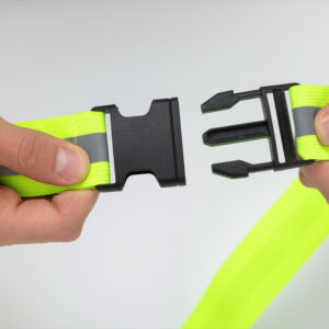 reflexbälte gul clip-on