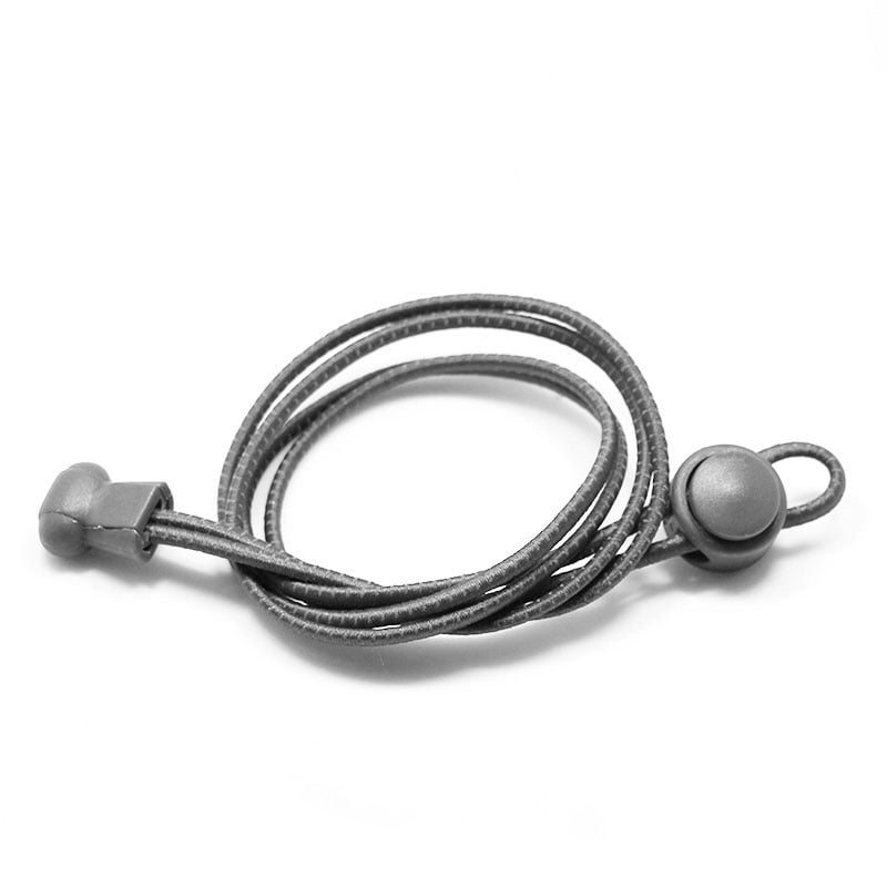 Skosnören med reflex – elastiska eller vanliga - Elastisk , Grå