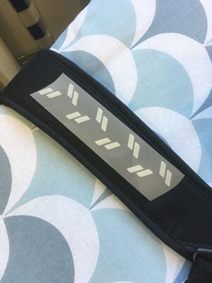 stryka reflex på axelrem