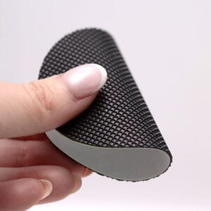 Antiglidsula med friktionsyta av gummi