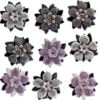 reflexbroscher blommor i olika färger