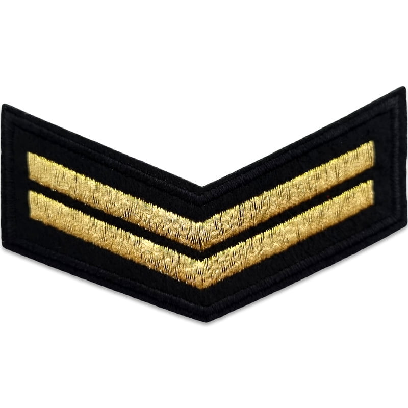 Militärmärke vinklar - Tygmärke
