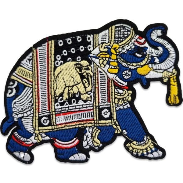 tygmärke elefant orientalisk