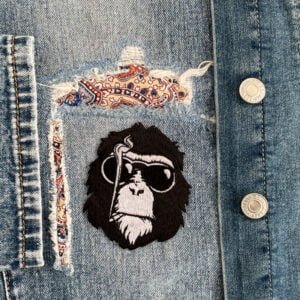 tygmärke cool schimpans kläder