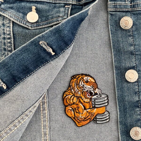 tygmärke stark tiger jeansjacka