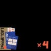 Svart 4-pack