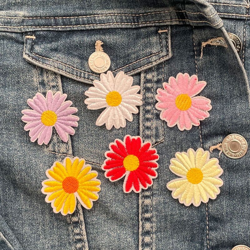 Gerbera - Tygmärken - 4 cm