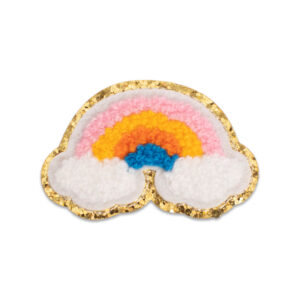 tygmärke chenille regnbåge