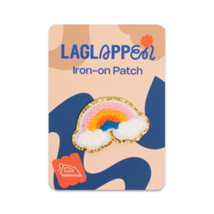 tygmärke chenille regnbåge