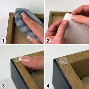 Guide på hur du applicerar en självhäftande luckdämpare