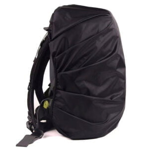 regnskydd till ryggsäck svart