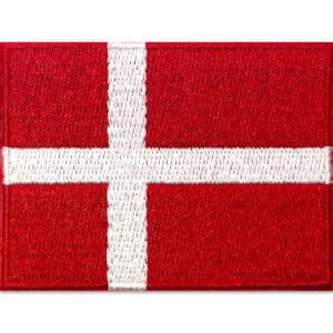 danmark flagga tygmärke