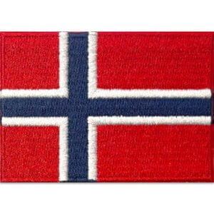 norge flagga tygmärke