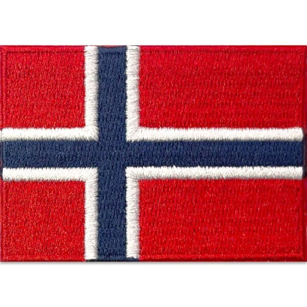 norge flagga tygmärke