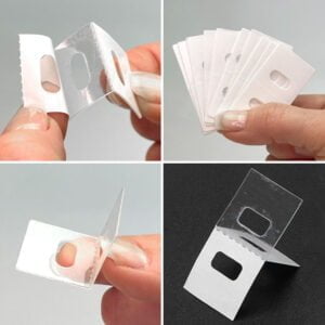 lapp för reparation av lamellgardin