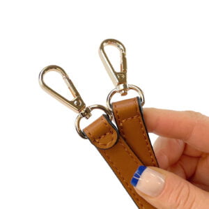 axelrem till handväska brun